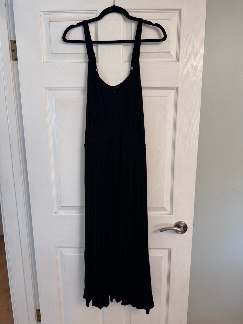 Torrid Black Sleeveless Maxi Dress with Scoop Neck